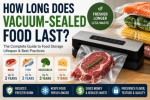 Read more about the article How Long Does Vacuum-Sealed Food Last?(2026)