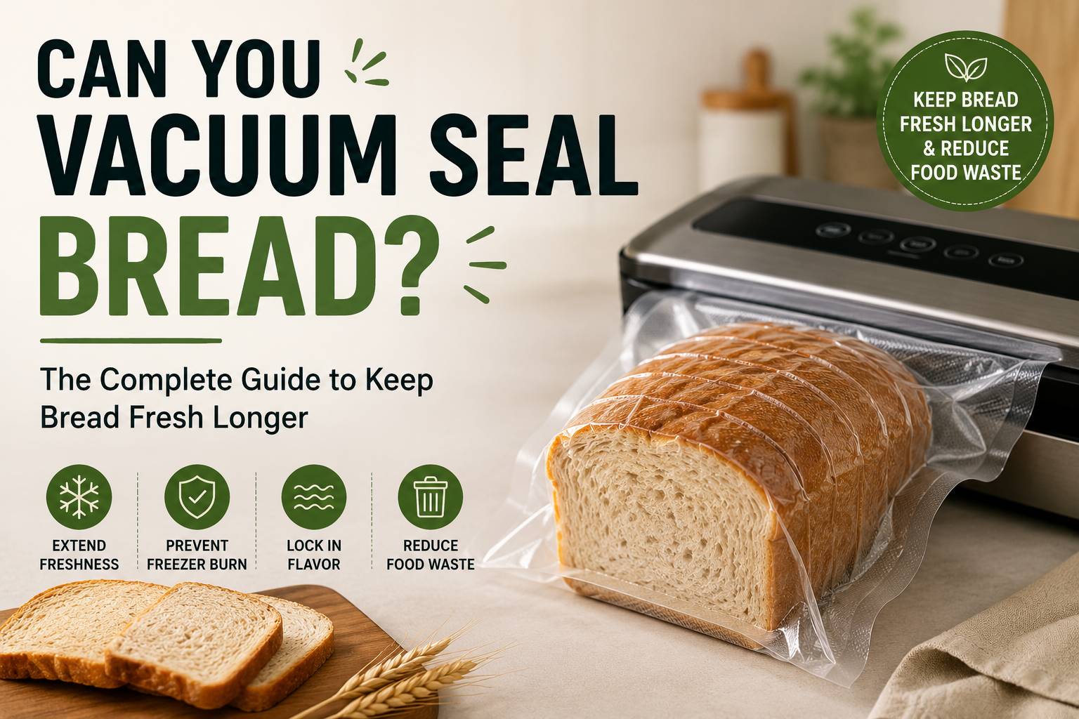 Read more about the article Can You Vacuum Seal Bread?