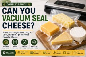 Read more about the article Can You Vacuum Seal Cheese?