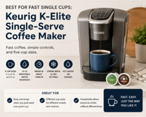Keurig K-Elite Single Serve K-Cup Pod Coffee Maker