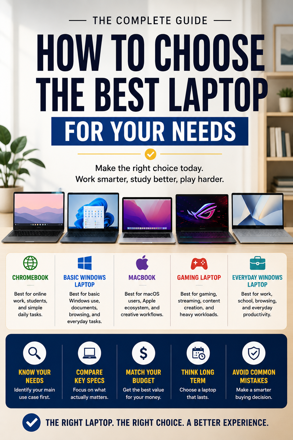 Read more about the article How to Choose the Best Laptop for Your Needs
