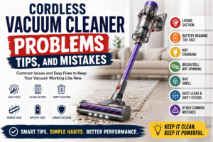 Read more about the article Common Cordless Vacuum Cleaner Problems, Tips, and Mistakes