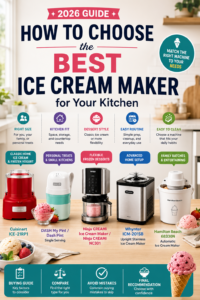 Read more about the article How to Choose the Best Ice Cream Maker for Your Kitchen