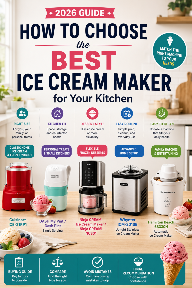 How to Choose the Best Ice Cream Maker