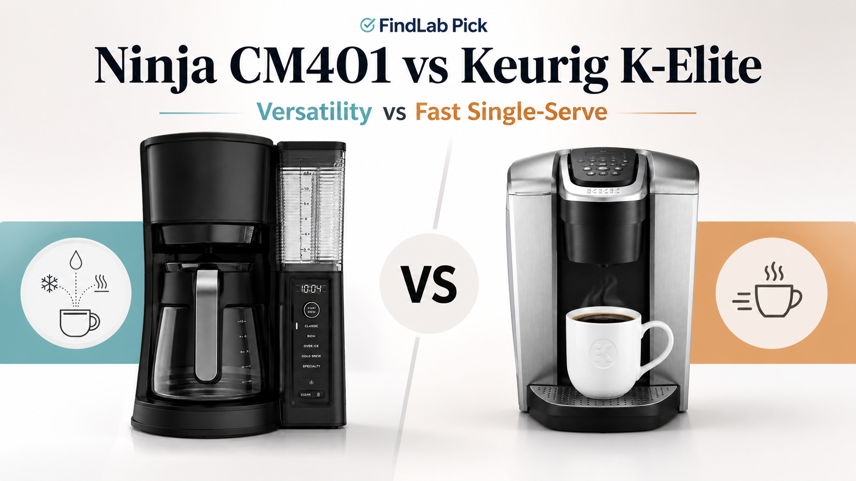 You are currently viewing Ninja CM401 vs Keurig K-Elite: Specialty Brewing or Faster Single-Serve Coffee?