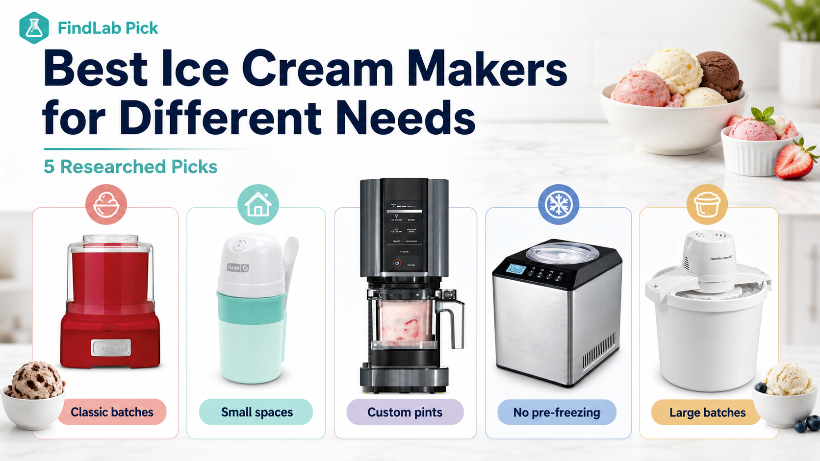 You are currently viewing Best Ice Cream Makers of 2026: Pints, Freezer Bowls, Compressors, and Soft Serve