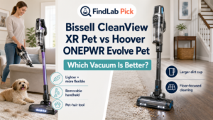 Read more about the article Bissell CleanView XR Pet vs Hoover ONEPWR Evolve Pet: Handheld Flexibility or Upright Power?