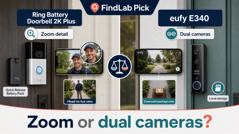 Ring Doorbell 2K Plus vs eufy E340: Zoom or Dual Cameras?