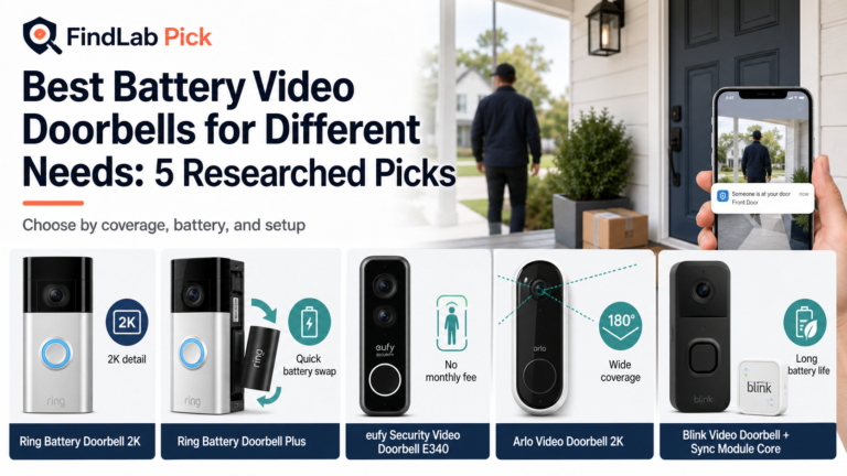 Best Battery Video Doorbells for Different Needs: 5 Researched Picks