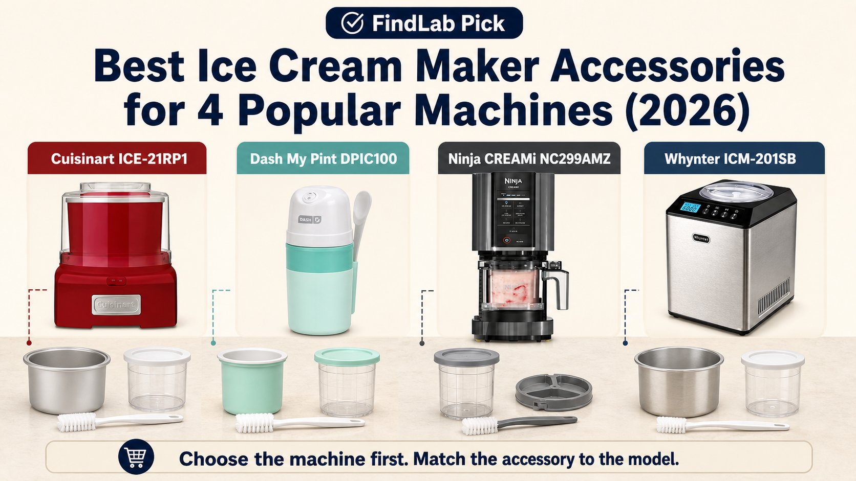 You are currently viewing 5 Ice Cream Maker Accessories: Extra Bowls, Paddles, Containers, and Parts That Fit